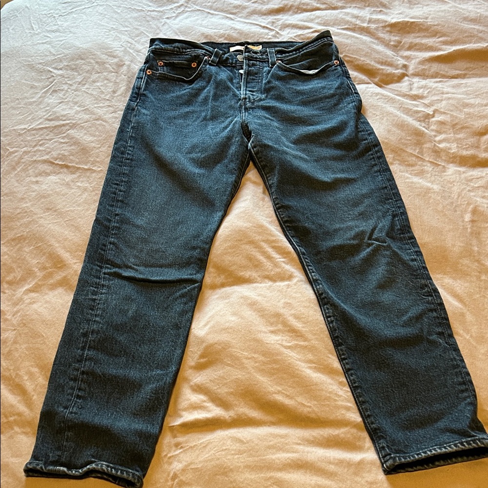 Levi's Women's Straight Leg Jeans - Dark Blue